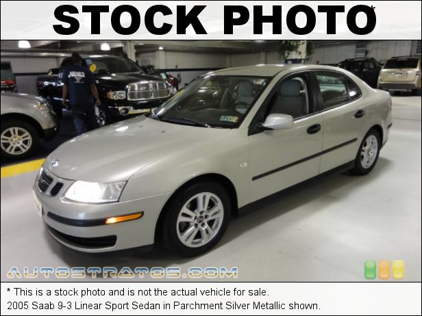 Stock photo for this 2005 Saab 9-3 Linear Sport Sedan 2.0 Liter Turbocharged DOHC 16V 4 Cylinder 5 Speed Automatic