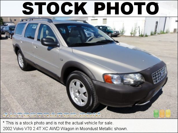 Stock photo for this 2002 Volvo V70 2.4T XC AWD Wagon 2.4 Liter Turbocharged DOHC 20-Valve 5 Cylinder 5 Speed Automatic