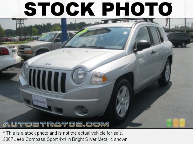 Stock photo for this 2007 Jeep Compass Sport 4x4 2.4 Liter DOHC 16-Valve VVT 4 Cylinder CVT Automatic