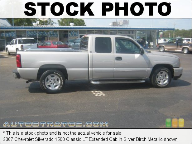 Stock photo for this 2007 Chevrolet Silverado 1500 Classic Extended Cab 5.3 Liter OHV 16-Valve Vortec V8 4 Speed Automatic