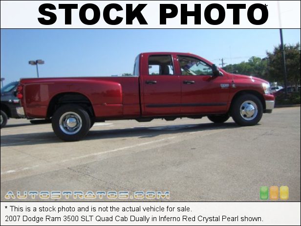 Stock photo for this 2007 Dodge Ram 3500 Quad Cab 6.7 Liter OHV 24-Valve Turbo Diesel Inline 6 Cylinder 6 Speed Automatic