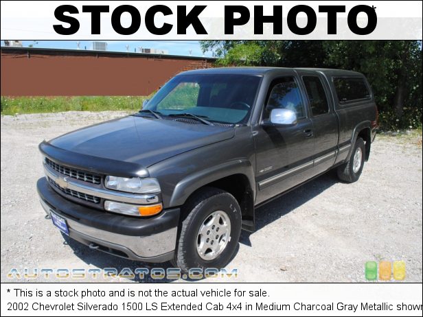 Stock photo for this 2002 Chevrolet Silverado 1500 LS Extended Cab 4x4 4.8 Liter OHV 16 Valve Vortec V8 4 Speed Automatic