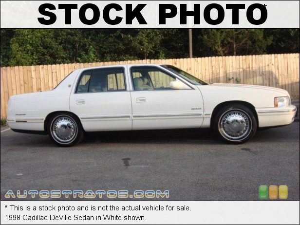 Stock photo for this 1998 Cadillac DeVille Sedan 4.6 Liter DOHC 32-Valve Northstar V8 4 Speed Automatic