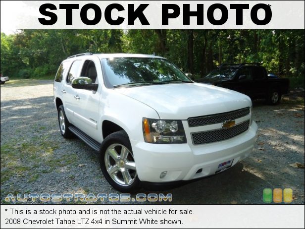Stock photo for this 2008 Chevrolet Tahoe 4x4 5.3 Liter Flex Fuel OHV 16-Valve Vortec V8 4 Speed Automatic