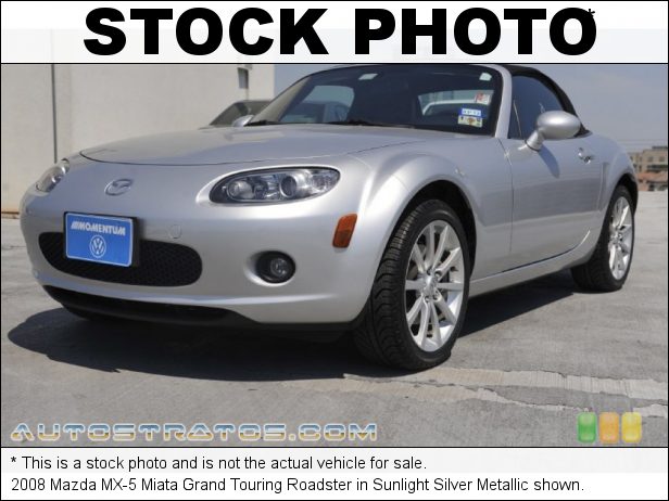 Stock photo for this 2008 Mazda MX-5 Miata Grand Touring Roadster 2.0 Liter DOHC 16V VVT 4 Cylinder 6 Speed Automatic