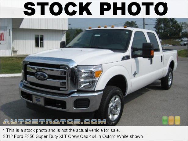 Stock photo for this 2012 Ford F250 Super Duty XLT Crew Cab 4x4 6.7 Liter OHV 32-Valve B20 Power Stroke Turbo-Diesel V8 6 Speed TorqShift Automatic