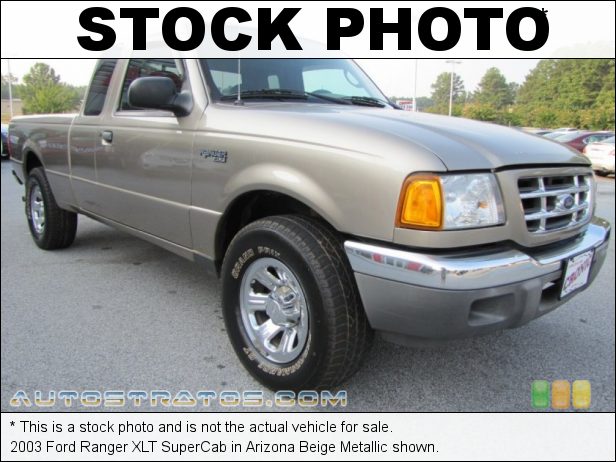 Stock photo for this 2003 Ford Ranger XLT SuperCab 4.0 Liter SOHC 12-Valve V6 5 Speed Automatic