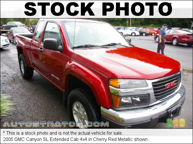 Stock photo for this 2005 GMC Canyon Extended Cab 4x4 3.5 Liter DOHC 20-Valve 5 Cylinder 4 Speed Automatic Stock photo for this 2005 GMC Canyon Extended Cab 4x4 3.5 Liter DOHC 20-Valve 5 Cylinder 4 Speed Automatic