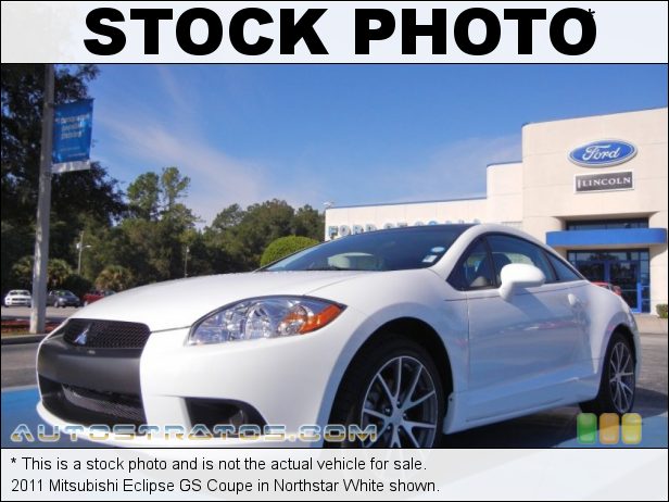 Stock photo for this 2011 Mitsubishi Eclipse GS Coupe 2.4 Liter SOHC 16-Valve MIVEC 4 Cylinder 4 Speed Sportronic Automatic