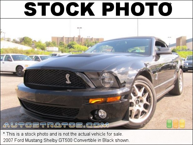 Stock photo for this 2007 Ford Mustang Shelby GT500 Convertible 5.4 Liter Supercharged DOHC 32-Valve V8 6 Speed Manual