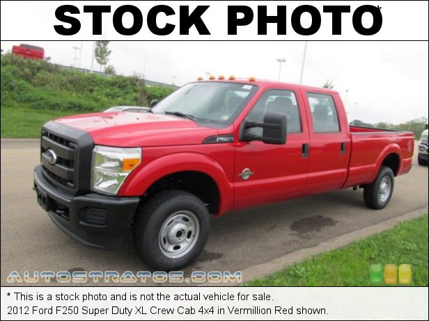 Stock photo for this 2012 Ford F250 Super Duty XL Crew Cab 4x4 6.7 Liter OHV 32-Valve B20 Power Stroke Turbo-Diesel V8 6 Speed TorqShift Automatic