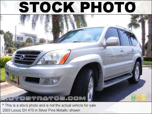 Stock photo for this 2003 Lexus GX 470 4.7 Liter DOHC 32-Valve V8 5 Speed Automatic