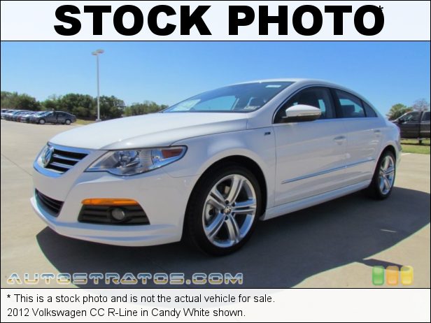 Stock photo for this 2012 Volkswagen CC  2.0 Liter FSI Turbocharged DOHC 16-Valve VVT 4 Cylinder 6 Speed DSG Dual-Clutch Automatic