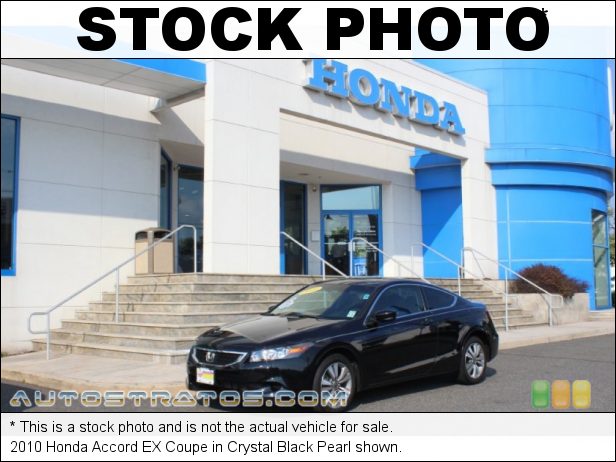 Stock photo for this 2010 Honda Accord EX Coupe 2.4 Liter DOHC 16-Valve i-VTEC 4 Cylinder 5 Speed Automatic