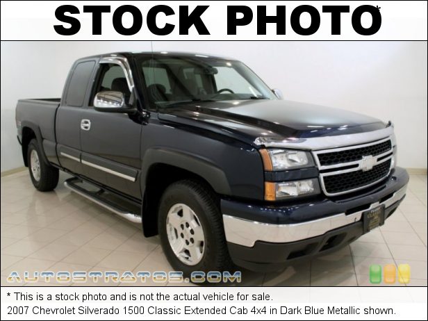 Stock photo for this 2007 Chevrolet Silverado 1500 Classic Extended Cab 4x4 5.3 Liter OHV 16-Valve Vortec V8 4 Speed Automatic