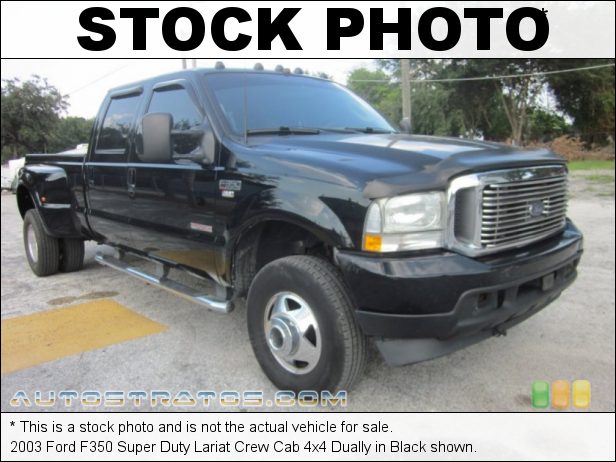 Stock photo for this 2003 Ford F350 Super Duty Lariat Crew Cab 4x4 Dually 6.0 Liter OHV 32V Power Stroke Turbo Diesel V8 4 Speed Automatic