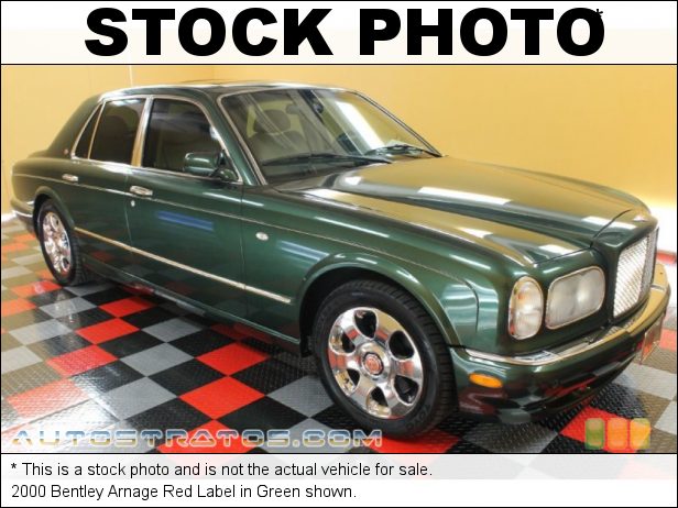 Stock photo for this 2000 Bentley Arnage Red Label 6.75 Liter Twin-Turbocharged OHV 16-Valve V8 4 Speed Automatic