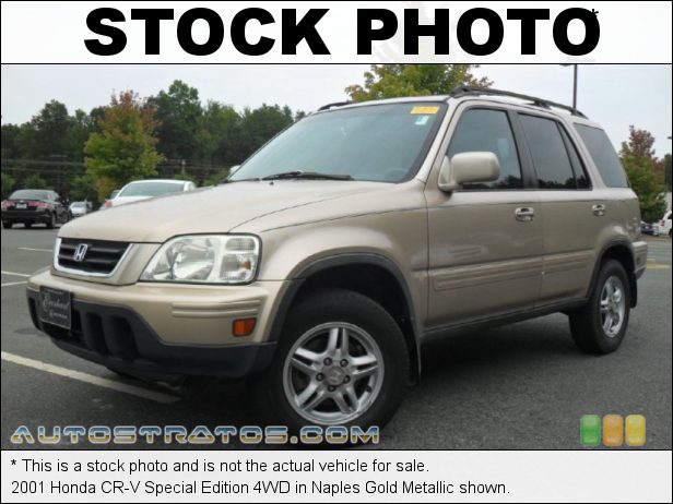 Stock photo for this 2001 Honda CR-V Special Edition 4WD 2.0 Liter DOHC 16-Valve 4 Cylinder 4 Speed Automatic