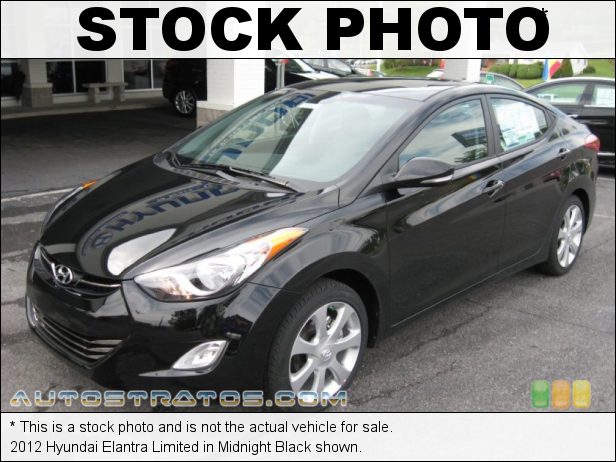 Stock photo for this 2012 Hyundai Elantra Limited 2.0 Liter DOHC 16-Valve D-CVVT 4 Cylinder 6 Speed Shiftronic Automatic