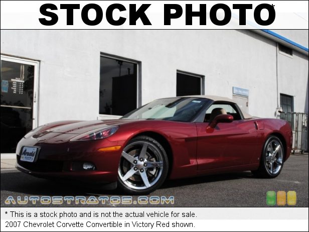 Stock photo for this 2007 Chevrolet Corvette Convertible 6.0 Liter OHV 16-Valve LS2 V8 6 Speed Automatic Stock photo for this 2007 Chevrolet Corvette Convertible 6.0 Liter OHV 16-Valve LS2 V8 6 Speed Automatic