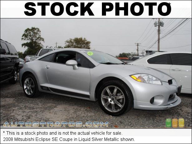 Stock photo for this 2008 Mitsubishi Eclipse SE Coupe 2.4L SOHC 16V MIVEC Inline 4 Cylinder 4 Speed Sportronic Automatic Stock photo for this 2008 Mitsubishi Eclipse SE Coupe 2.4L SOHC 16V MIVEC Inline 4 Cylinder 4 Speed Sportronic Automatic