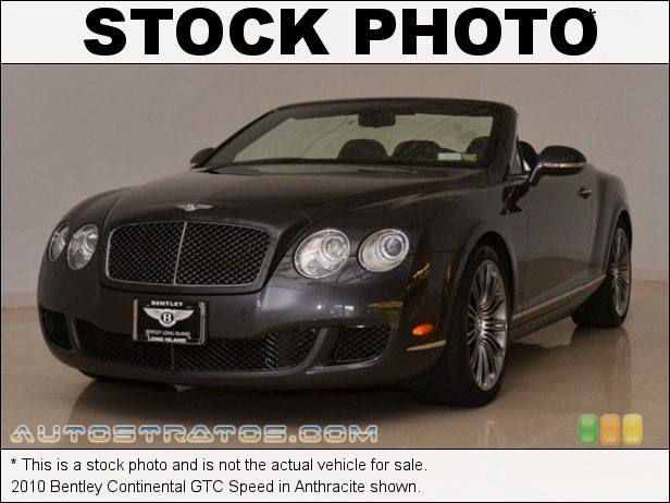 Stock photo for this 2010 Bentley Continental GTC Speed 6.0 Liter Twin-Turbocharged DOHC 48-Valve VVT W12 6 Speed Automatic