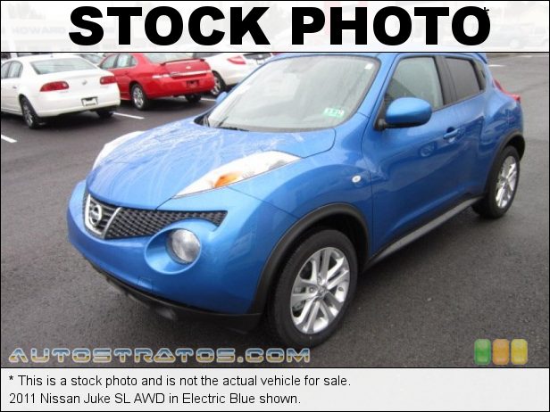 Stock photo for this 2011 Nissan Juke SL AWD 1.6 Liter DIG Turbocharged DOHC 16-Valve 4 Cylinder Xtronic CVT Automatic