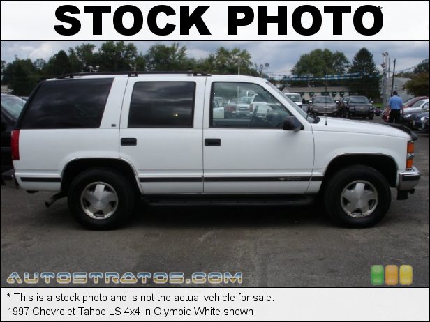 Stock photo for this 1997 Chevrolet Tahoe 4x4 5.7 Liter OHV 16-Valve V8 4 Speed Automatic