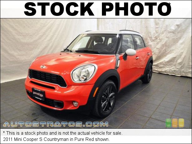 Stock photo for this 2011 Mini Cooper S Countryman 1.6 Liter Twin-Scroll Turbocharged DI DOHC 16-Valve VVT 4 Cylind 6 Speed Steptronic Automatic