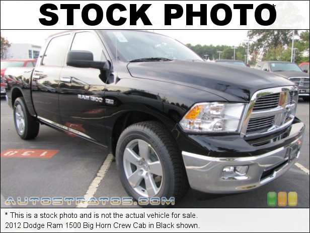 Stock photo for this 2012 Dodge Ram 1500 Crew Cab 5.7 Liter HEMI OHV 16-Valve VVT MDS V8 6 Speed Automatic