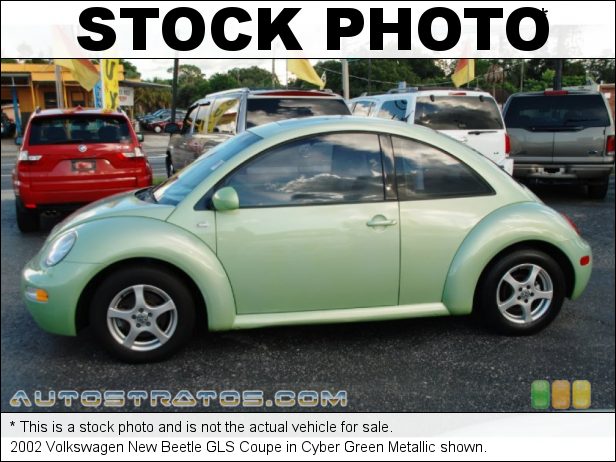 Stock photo for this 2002 Volkswagen New Beetle GLS Coupe 2.0 Liter SOHC 8V 4 Cylinder 4 Speed Automatic