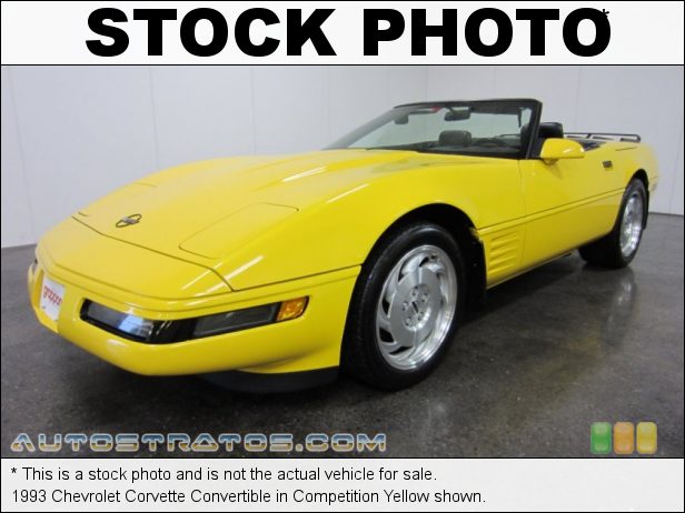 Stock photo for this 1993 Chevrolet Corvette Convertible 5.7 Liter OHV 16-Valve LT1 V8 4 Speed Automatic Stock photo for this 1993 Chevrolet Corvette Convertible 5.7 Liter OHV 16-Valve LT1 V8 4 Speed Automatic