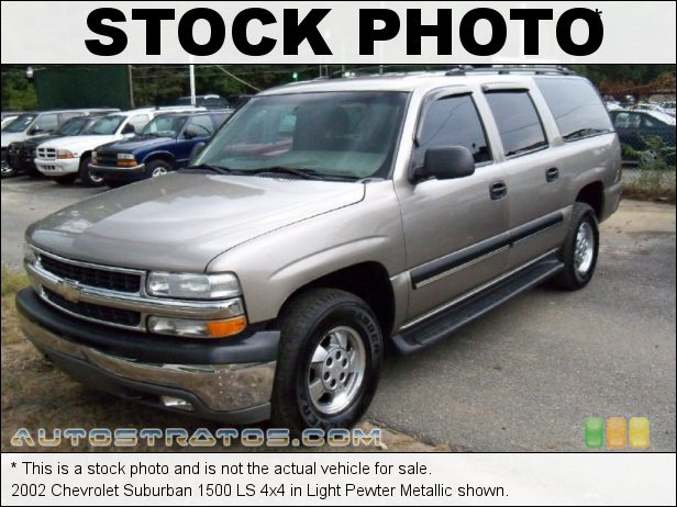 Stock photo for this 1999 Chevrolet Suburban C1500 LT 5.7 Liter OHV 16-Valve V8 4 Speed Automatic