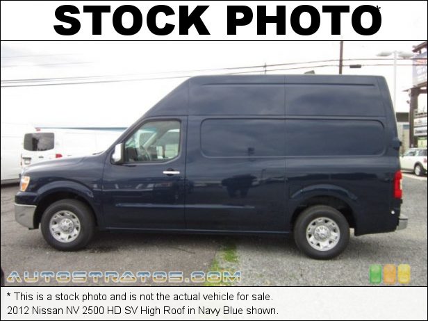 Stock photo for this 2012 Nissan NV 2500 HD High Roof 5.6 Liter DOHC 32-Valve CVTCS V8 5 Speed Automatic