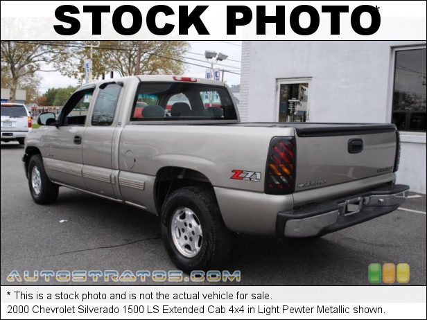 Stock photo for this 2000 Chevrolet Silverado 1500 LS Extended Cab 4x4 4.8 Liter OHV 16-Valve Vortec V8 4 Speed Automatic