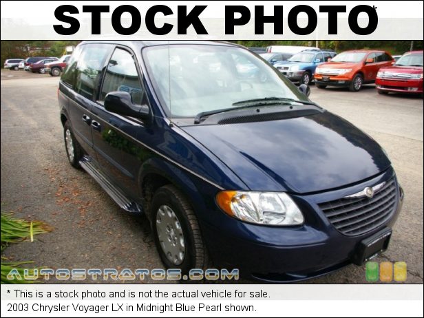 Stock photo for this 2003 Chrysler Voyager LX 2.4 Liter DOHC 16 Valve 4 Cylinder 4 Speed Automatic