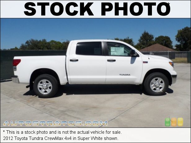 Stock photo for this 2010 Toyota Tundra CrewMax 4x4 5.7 Liter i-Force Flex-Fuel DOHC 32-Valve Dual VVT-i V8 6 Speed ECT-i Automatic