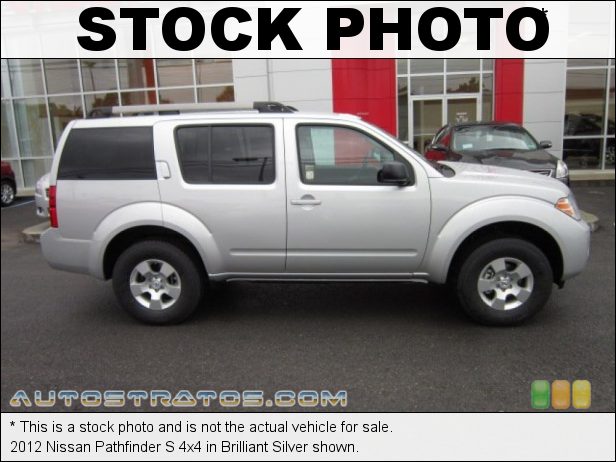 Stock photo for this 2012 Nissan Pathfinder 4x4 4.0 Liter DOHC 24-Valve CVTCS V6 5 Speed Automatic