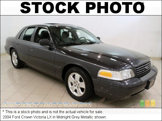 Stock photo for this 2004 Ford Crown Victoria LX 4.6 Liter SOHC 16-Valve V8 4 Speed Automatic