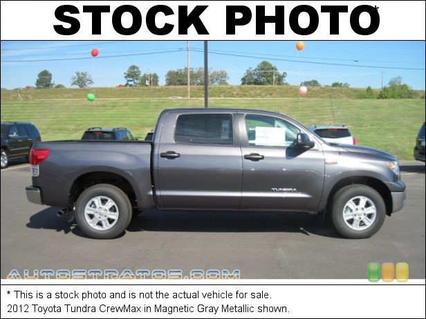 Stock photo for this 2012 Toyota Tundra CrewMax 5.7 Liter DOHC 32-Valve Dual VVT-i V8 6 Speed ECT-i Automatic