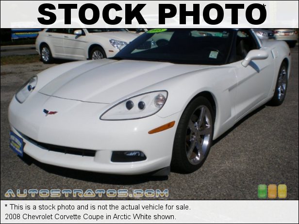 Stock photo for this 2008 Chevrolet Corvette Coupe 6.2 Liter OHV 16-Valve LS3 V8 6 Speed Manual