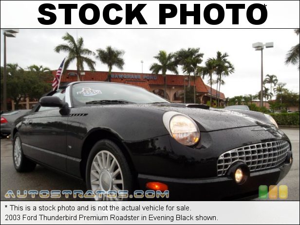 Stock photo for this 2003 Ford Thunderbird Premium Roadster 3.9 Liter DOHC 32-Valve V8 5 Speed Automatic