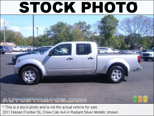 Stock photo for this 2011 Nissan Frontier Crew Cab 4x4 4.0 Liter DOHC 24-Valve CVTCS V6 5 Speed Automatic