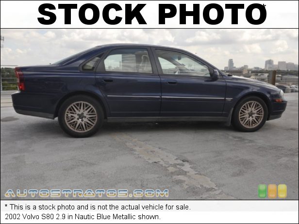 Stock photo for this 2002 Volvo S80 2.9 2.9 Liter DOHC 24 Valve Inline 6 Cylinder 4 Speed Automatic
