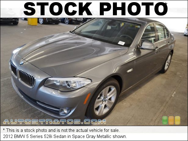 Stock photo for this 2012 BMW 5 Series 528i Sedan 2.0 Liter DI TwinPower Turbocharged DOHC 16-Valve VVT 4 Cylinder 8 Speed Steptronic Automatic