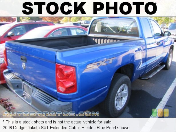 Stock photo for this 2008 Dodge Dakota Extended Cab 3.7 Liter SOHC 12-Valve PowerTech V6 4 Speed Automatic