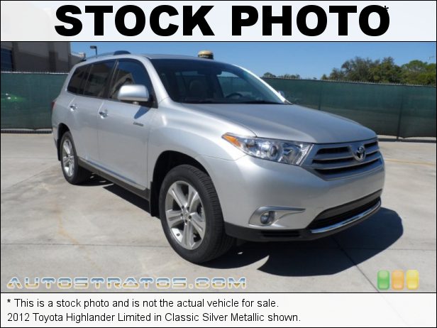 Stock photo for this 2012 Toyota Highlander Limited 3.5 Liter DOHC 24-Valve Dual VVT-i V6 5 Speed ECT-i Automatic