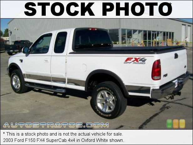 Stock photo for this 2003 Ford F150 SuperCab 4x4 5.4 Liter SOHC 16V Triton V8 4 Speed Automatic