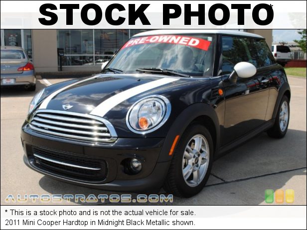 Stock photo for this 2011 Mini Cooper Hardtop 1.6 Liter DOHC 16-Valve VVT 4 Cylinder 6 Speed Steptronic Automatic
