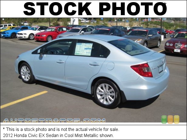Stock photo for this 2012 Honda Civic EX Sedan 1.8 Liter SOHC 16-Valve i-VTEC 4 Cylinder 5 Speed Automatic Stock photo for this 2012 Honda Civic EX Sedan 1.8 Liter SOHC 16-Valve i-VTEC 4 Cylinder 5 Speed Automatic